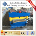 PLC controlling steel corrugated metal roofing sheet machine